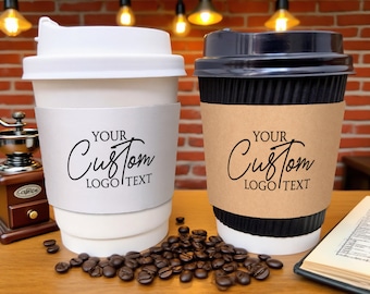 カスタムロゴ入りのパーソナライズ紙コップ、ウェディングパーティー用カップ、会社ロゴ入りコーヒーカップ、コーヒーバー用品、ビジネスイベント用使い捨てカップ