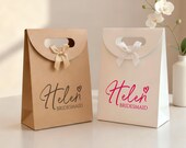 Personalized Bridesmaid Gift Bags/Bridesmaid Gifts/Custom Bridesmaid Bags/Bachelorette Party Bags/Bridal Party Gift Bags/Wedding Welcome Bag