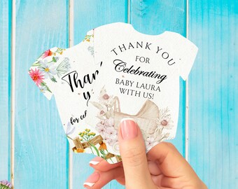 Baby Shower Favors, Baby in Bloom, For Guests in Bulk, Wildflower Seed Packets Alternative, For Boy or Girl Gender Neutral, Thank You Favors