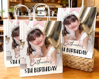 Sacchetti regalo personalizzati con foto per compleanni/Regali per festeggiamenti di compleanni importanti/Sacchetti regalo personalizzati per compleanni/Sacchetti regalo per compleanni/Decorazioni per feste di compleanno