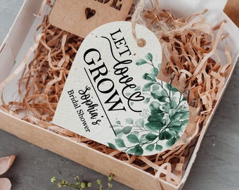 Personalized Wildflower Seed Paper Bridal Shower Favors/Eco-Friendly Wedding Favors for Guests in Bulk/Invitation Cards/Bridal Brunch Favors