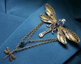 Vintage Butler & Wilson Costume Dragonfly Brooch, Diamanté Vintage Butler & Wilson Costume Dragonfly Brooch, Diamanté