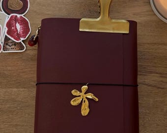Leather notebook cover, journal cover, Refillable leather journal,Custom notebook cover With embossing , leather journal cover