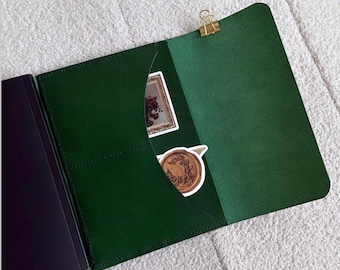 P.S this is an ‘ADD-ON ONLY’ | Must Be Purchased With a Journal Cover | Leather Pocket Upgrade | Only Plastic Pockets can be Sold Separately