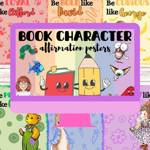 Printable Book Character Affirmation Posters