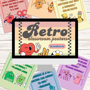 Retro Classroom Posters - Etsy