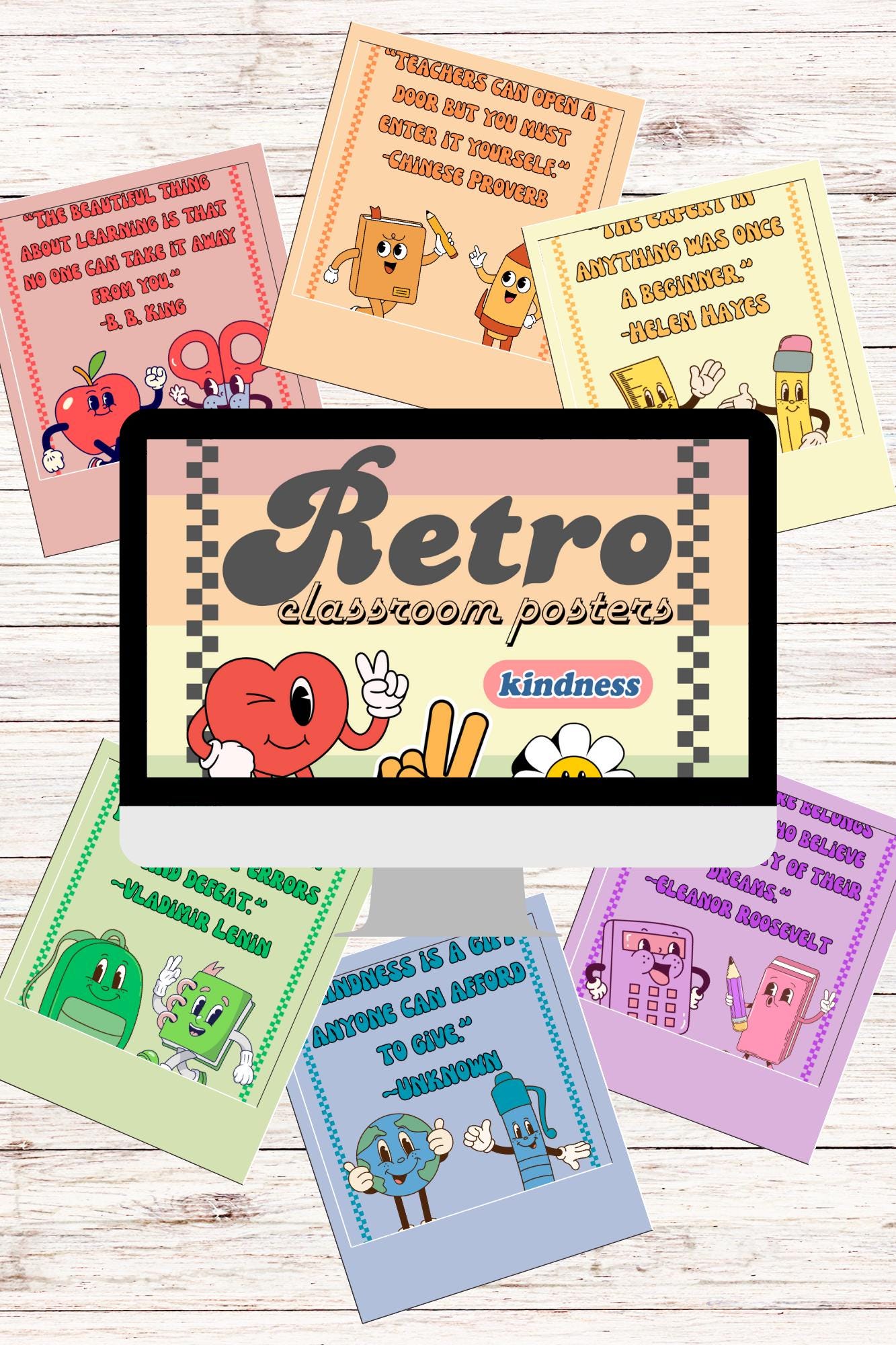 Retro Classroom Posters - Etsy