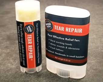 Tear Repair® Lotion/Hand Salve | 100% All Natural | Handmade Skin Balm | No Petroleum | Dry skin, hands, elbows | No Animal Testing Ever!