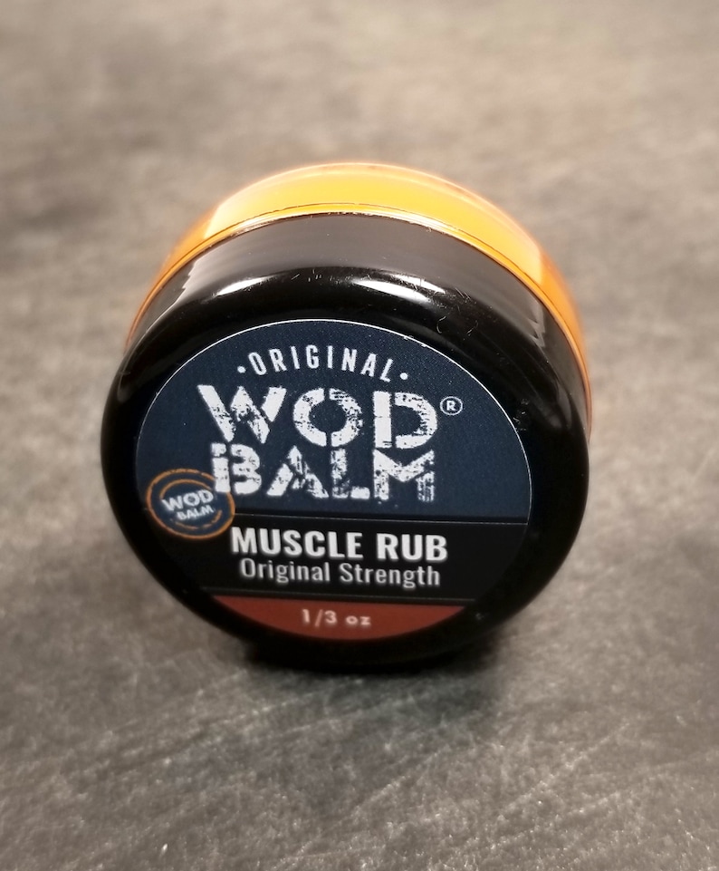 WOD Balm Muscle Rub 1/3 Oz Gym Bag Size All Natural Sore - Etsy