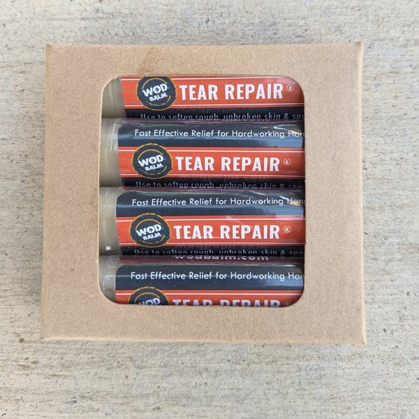 4 Tear Repair® Value Set | 100% All Natural | All Natural Handmade Skin Salves | No Petroleum | Heals Scrapes, Cuts, and Dry Skin Fast!