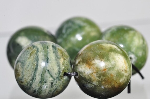 O1322 4 Pieces 16mm ***Excellent Quality~Petrified Fossil PALM WOOD Large Round Beads