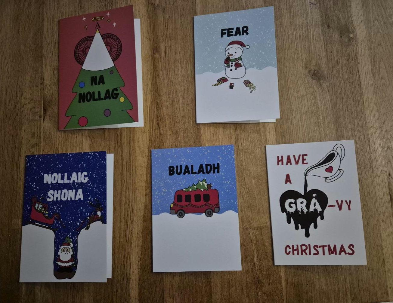 Cártaí Gaeilge - Etsy, image size:1306x1008