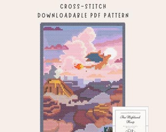 リザードン 151 クロスステッチパターン ダウンロード可能なPDF