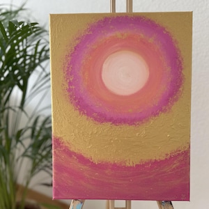 Intuitive Energy Image Sun Portal - Acrylic painting on canvas 30 x 40 cm