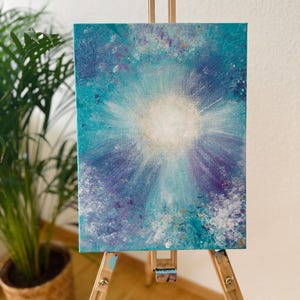 Intuitive energy painting ENERGY – acrylic painting on canvas 30 x 40 cm