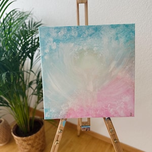 Intuitive energy painting Gentleness - acrylic painting on canvas 40 x 40 cm