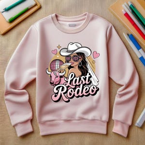 Noiva do Último Rodeio Bougie PNG | Design de Camiseta Western Bachelorette | Download Digital 300 DPI | Uso Comercial Aprovado | Gráfico de Noiva Cowgirl