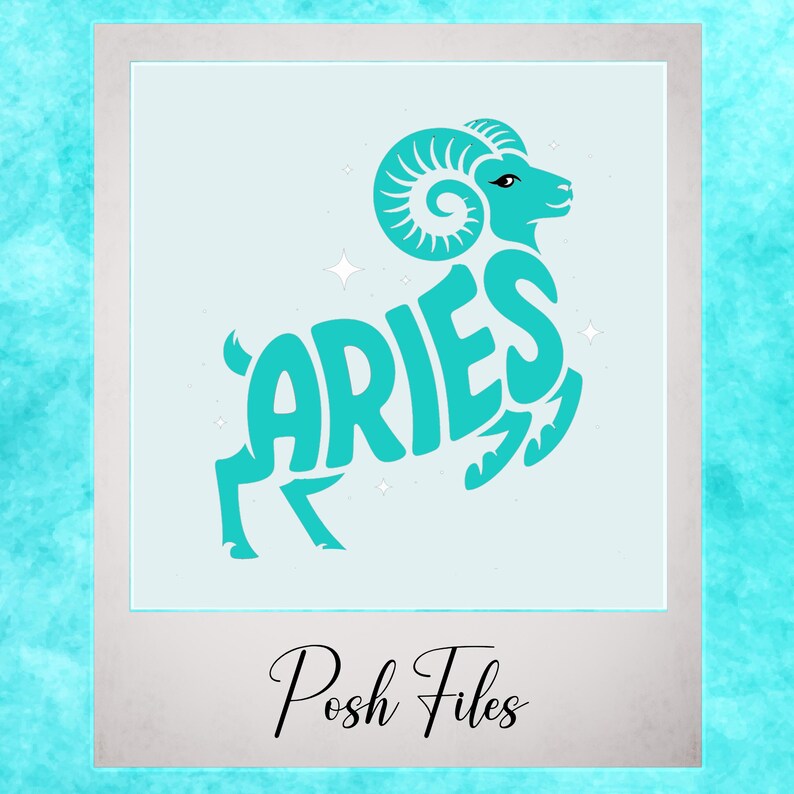 Aries Zodiac Ram PNG Clipart, Astrology Sublimation Design (digital ...