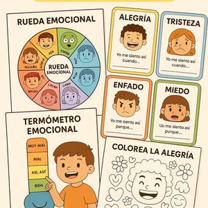 Emotions-Kit für Kinder (PDF) | Emotionale Intelligenz bei Kindern | Spiele + Mandalas + Arbeitsblätter | Emotionale Bildung zu Hause oder im Klassenzimmer