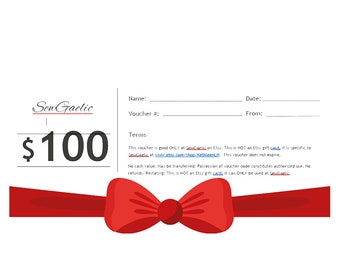SewGaelic Gift Certificate - 25/50/75/100