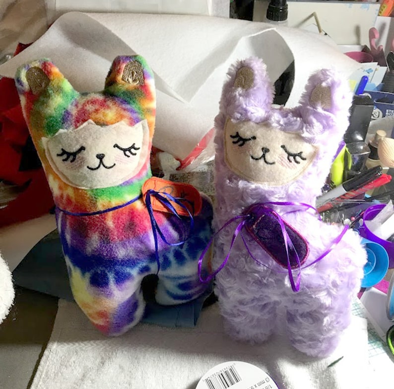 tall stuffed llama