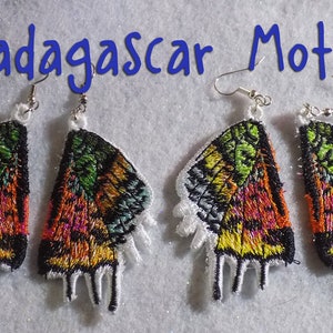 Embroidered Wing Earrings great Valentine's, Mother's Day & Birthday Gifts image 6