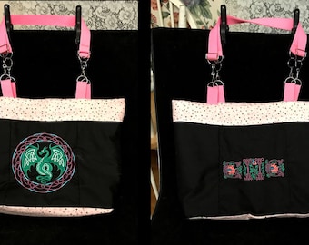 The Big Ol' Tote Bag™ - Embroidered / Lined Personalized Tote (embroidered bags & purses)