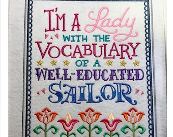 Custom Quotes -- Pithy Prattle & Witty Sayings Tapestry (unique, custom embroidered wall art)