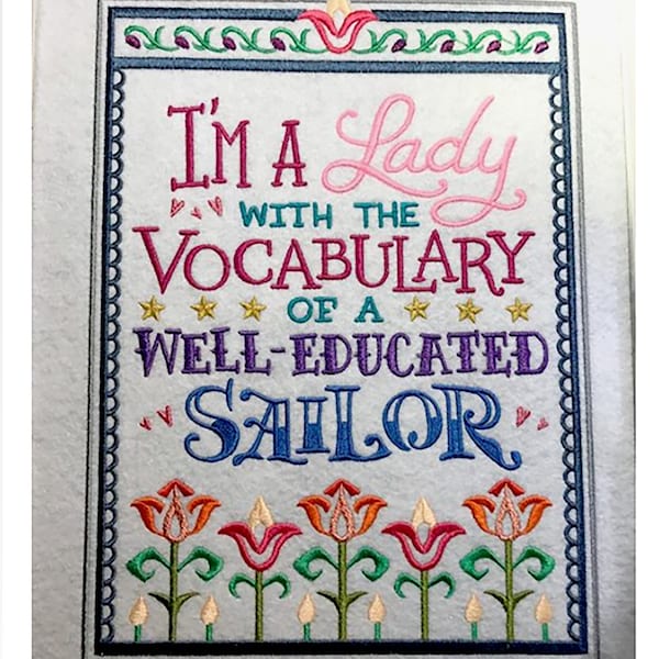 Custom Quotes -- Pithy Prattle & Witty Sayings Tapestry (unique, custom embroidered wall art)