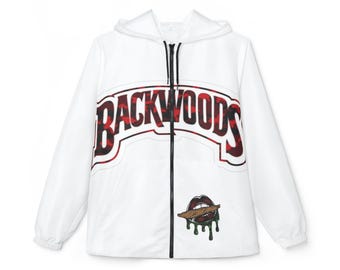 Water-Resistant Windbreaker Jacket: Lightweight Polyester Streetwear