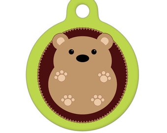 Hedgehog hexagon tag