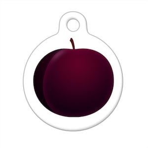 Pet ID Tag - Plum
