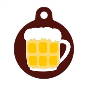 Pet ID Tag - Beer Mug