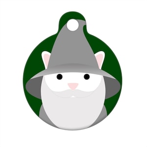 Pet ID Tag - Gandalf Cat