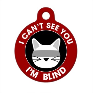 Medizinisches Abzeichen - Blinde Katze, ich kann Sie nicht sehen