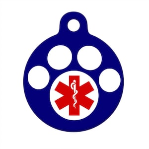 Medical ID Tag - Paw Medical Alert