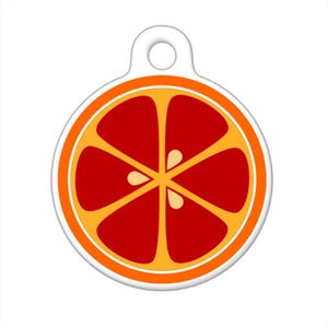 Pet ID Tag - Blood Orange Slice
