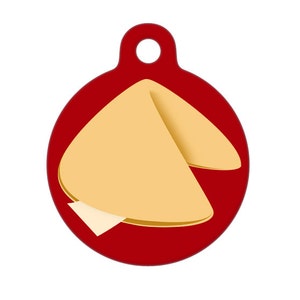 Pet ID Tag - Fortune Cookie