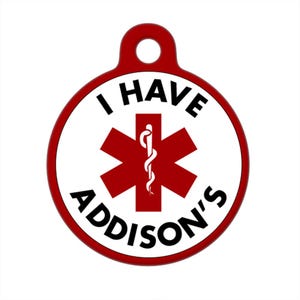 Medical ID Tag - I Have Addisons Medical Alert