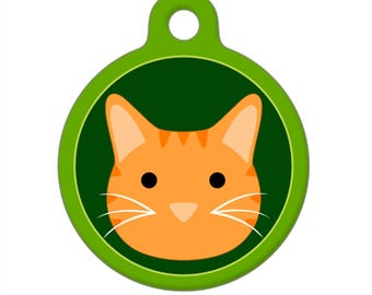 Tiermarke - Orange Tiger Kitty Katze