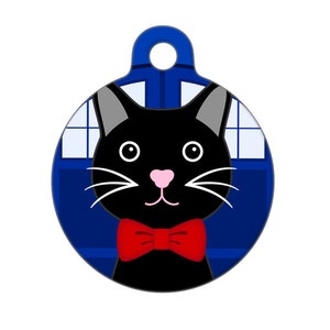 Pet ID Tag - Bowties are Cool Cat