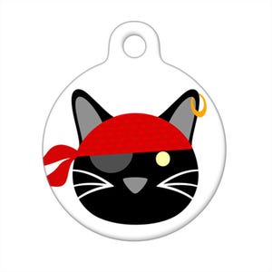 Pet ID Tag - Pirate Kitty