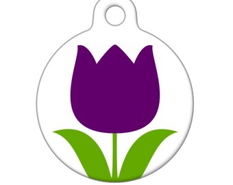 Pet ID Tag - Tulip