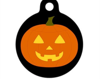 Etiqueta de identificação para animais de estimação - Jack O Lantern