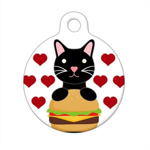 Pet ID Tag - Lol Cat Has Cheezburger Black Cat