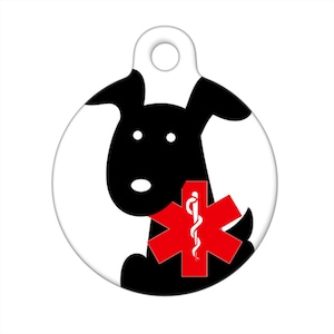Medical ID Tag - Dog Medical Alert