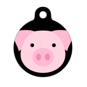 Pet ID Tag - Piggy