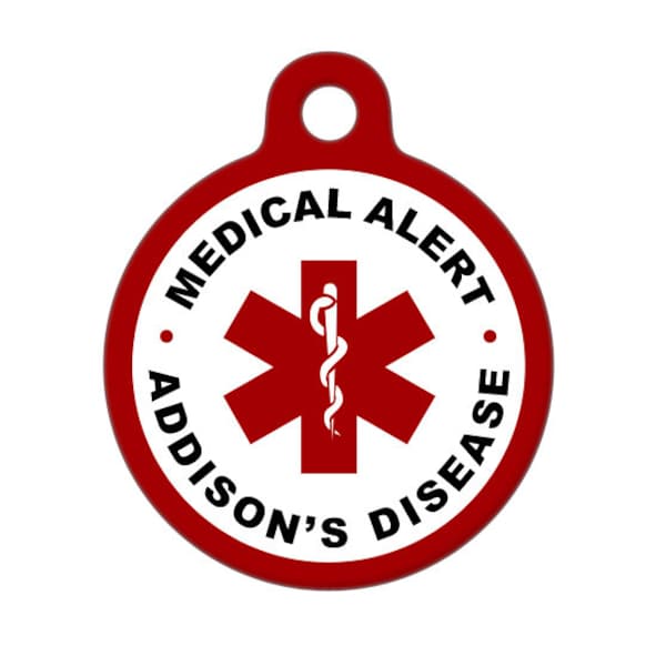 Medical ID Tag - Medical Alert, Addisons Disease