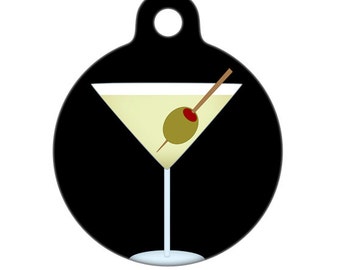 Pet ID Tag - Martini