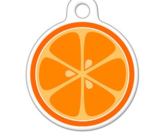 Pet ID Tag - Orange Slice